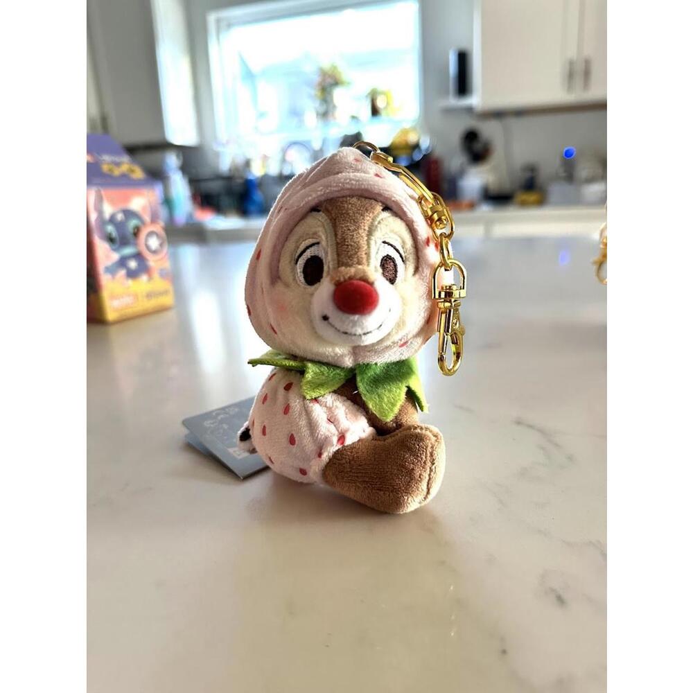 NWT - Disney Store Dale (Chip n' Dale) Strawberry Keychain